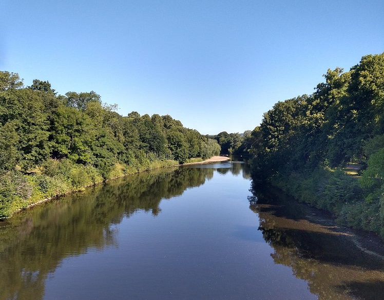 Stretch of the River Taff at Cardiff