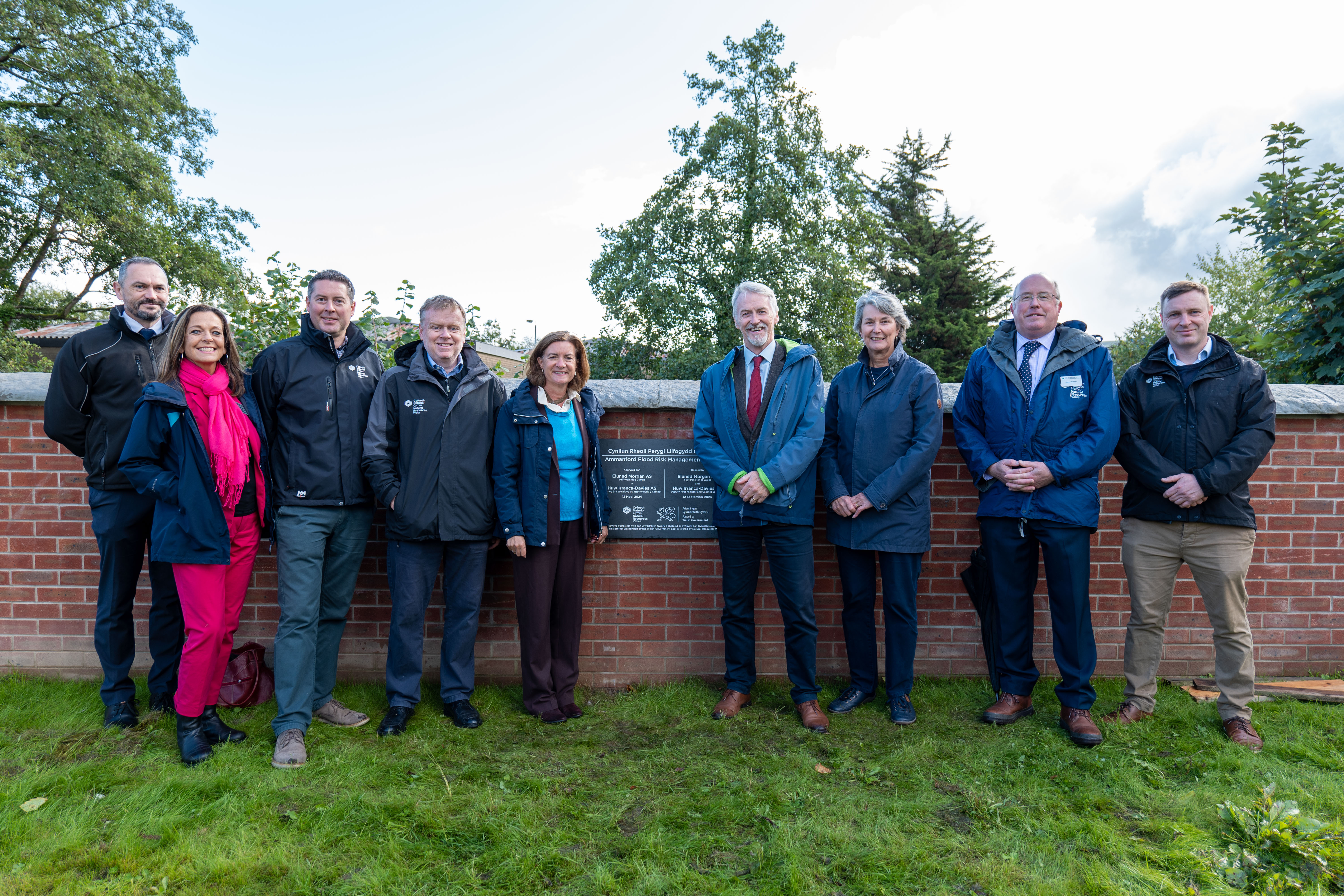 Official opening of Ammanford Flood Risk Management Scheme